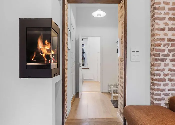 Dinbnb L Stylish - Fireplace&fully Equipped Appartement