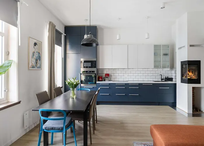Dinbnb L Stylish - Fireplace&fully Equipped Appartement